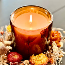 Load image into Gallery viewer, New Moon - 11 oz Pressed Floral 1 of 1 Candles 🌿 + additional scent choices!