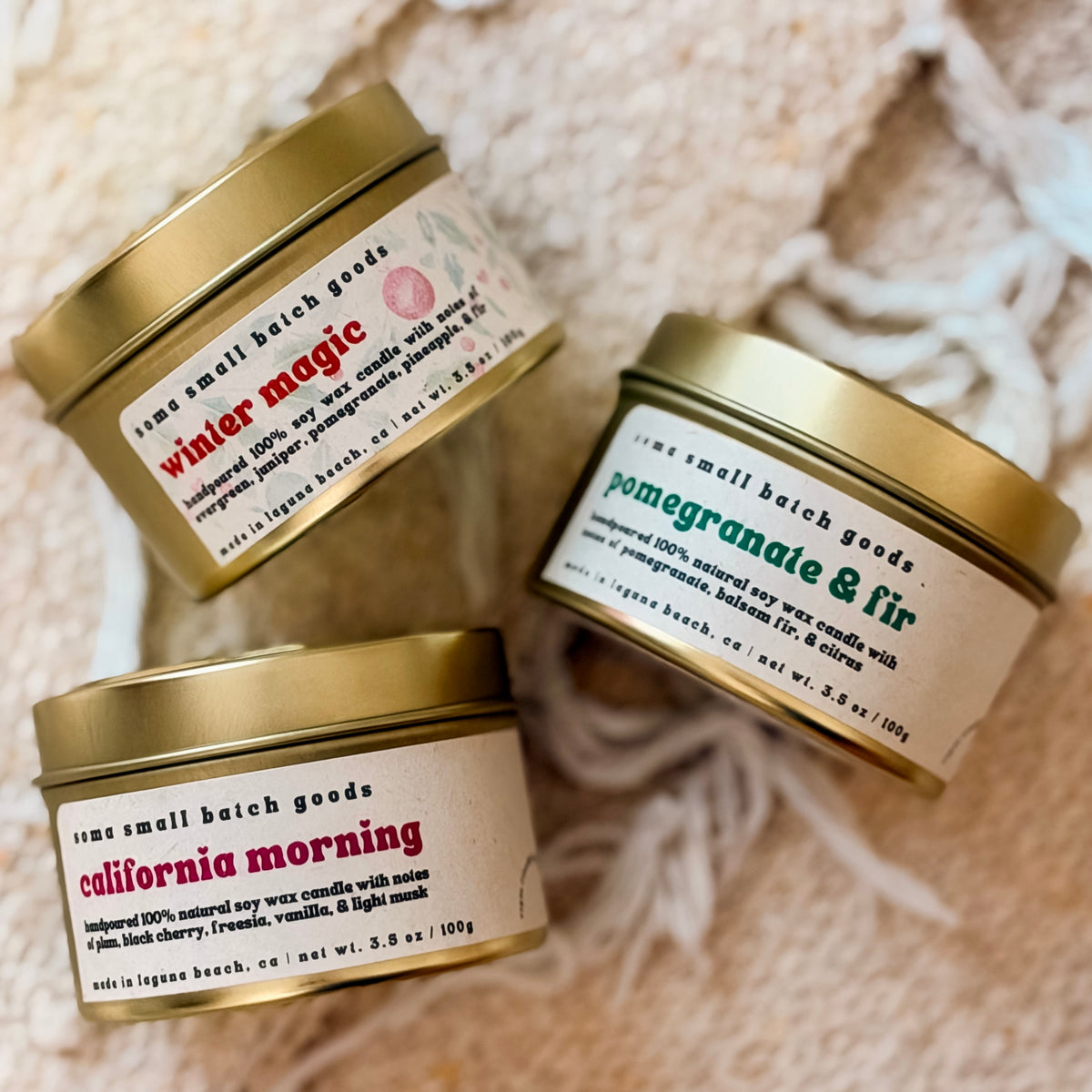 Limited Edition Holiday Travel Candles - NEW!
