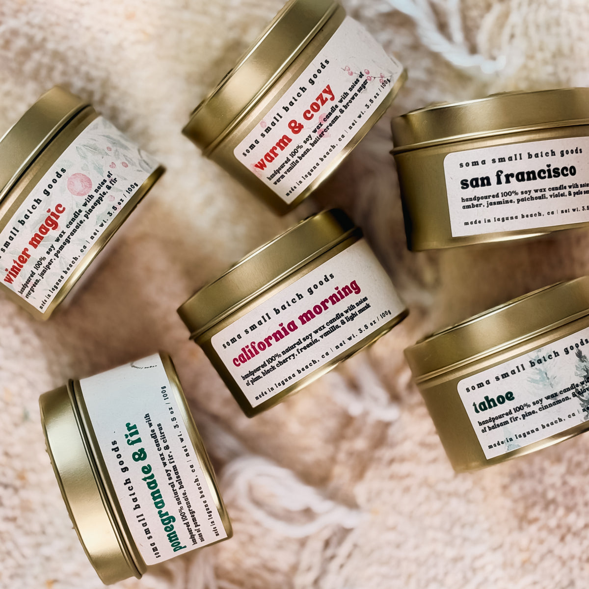 Limited Edition Holiday Travel Candles - NEW!
