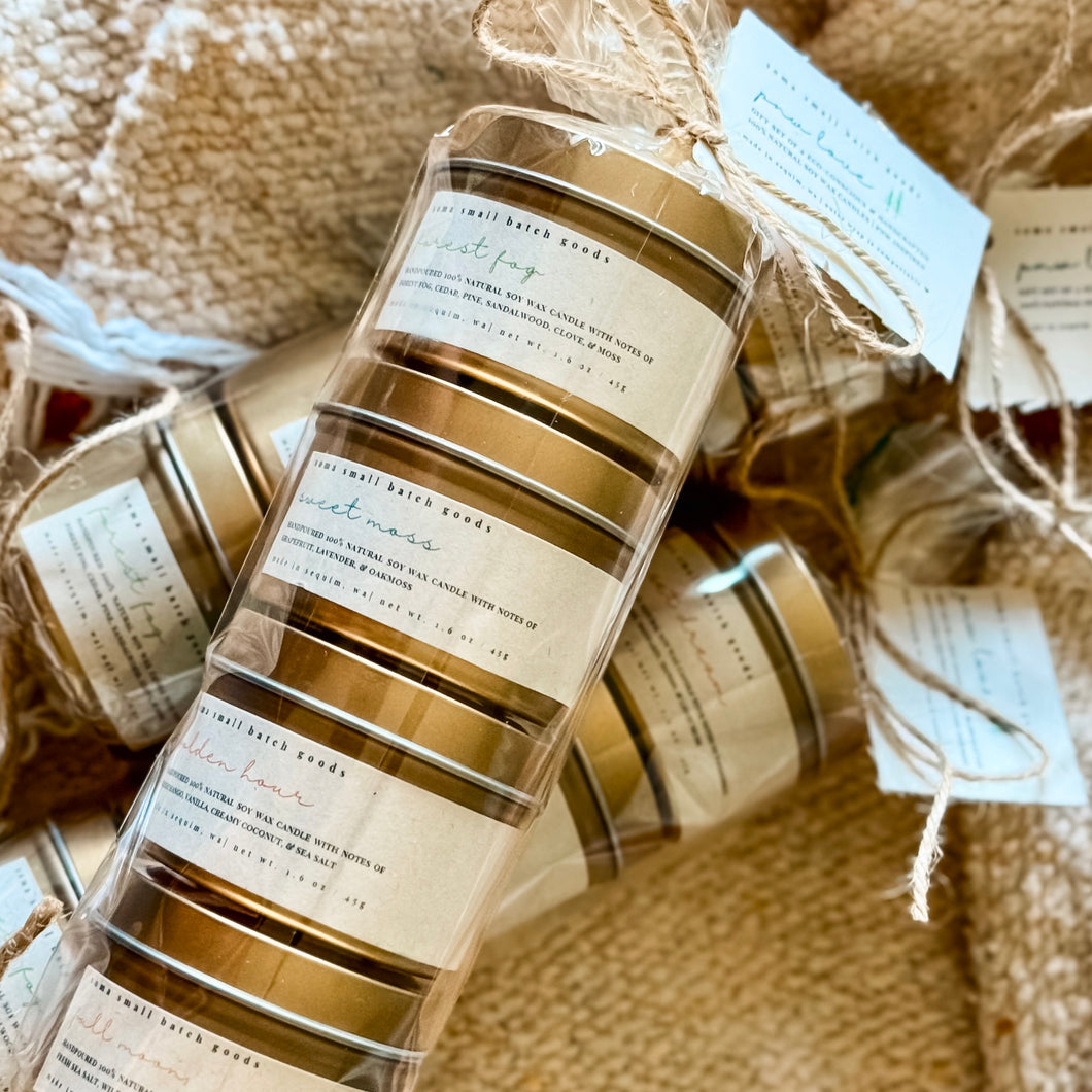 PNW Eco-Friendly Gift Sets - Assorted 4 Packs - Travel Size
