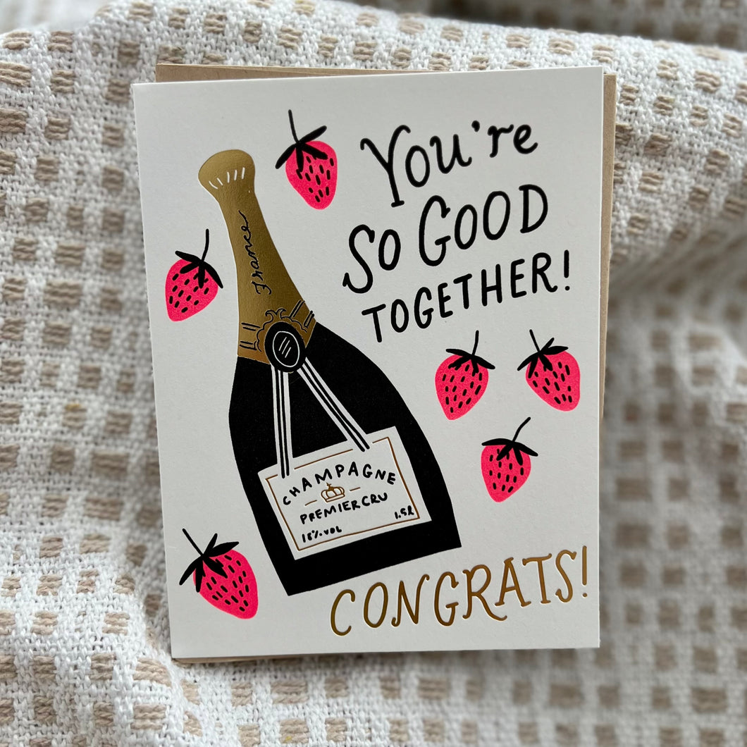 HELLO! LUCKY -- Strawberries & Champagne | paper tab