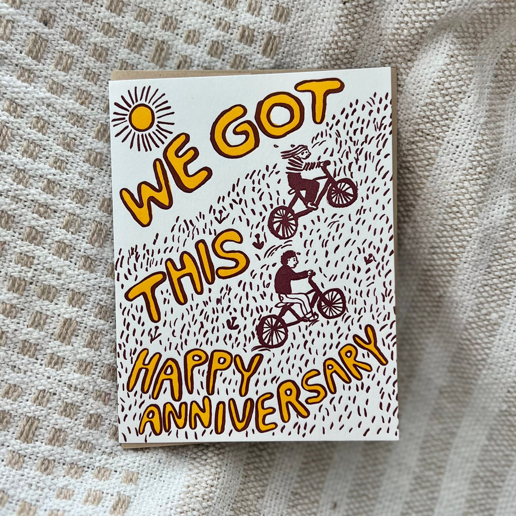EGG PRESS -- We Got This Anniversary | paper tab