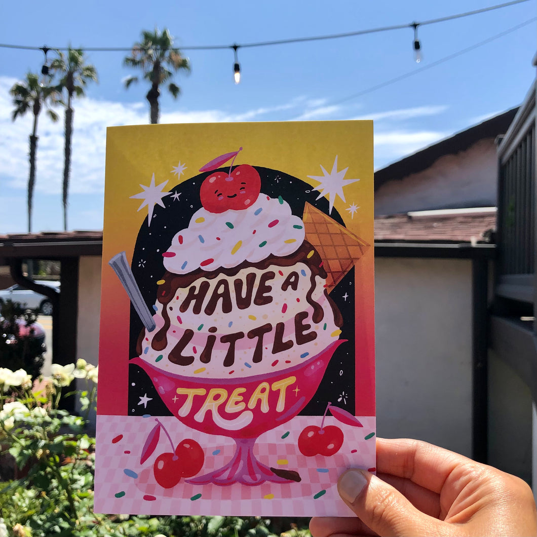 Have A Little Treat - Hemp Paper Card