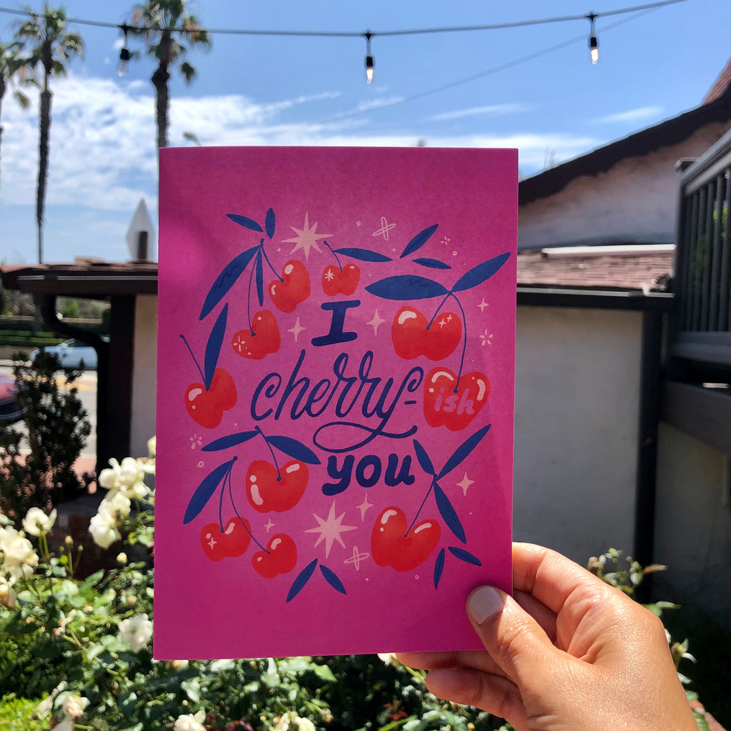 I Cherry-ish You - Hemp Paper Card